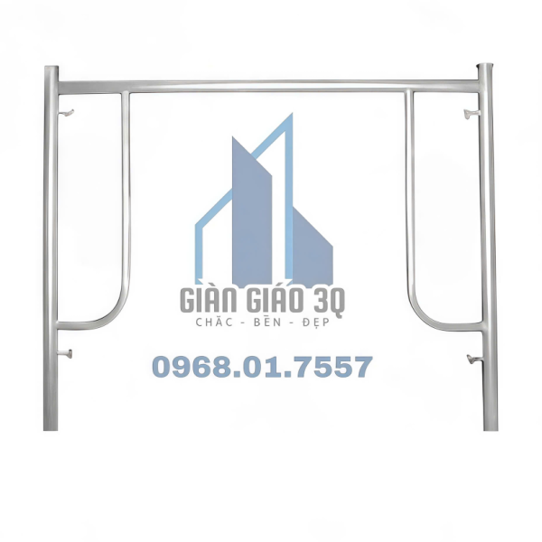 Giàn Giáo Khung 0.9m Ống Thép Mạ Kẽm - Dày 1.6ly
